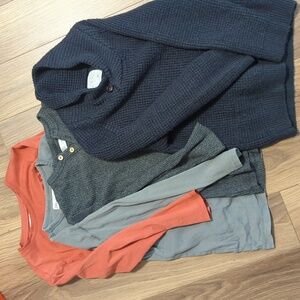 Zara Kids Sweater And Long Sleeves Set